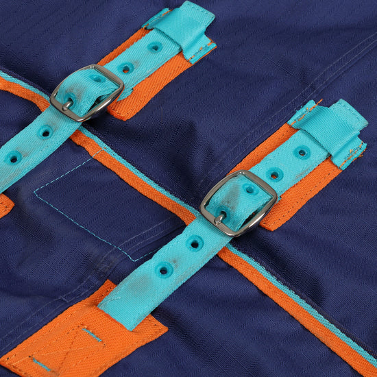 Tempest Original 100g Combo Neck Turnout Rug Navy Blue