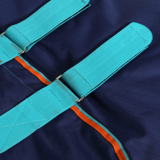 Tempest Original 100g Combo Neck Turnout Rug Navy Blue