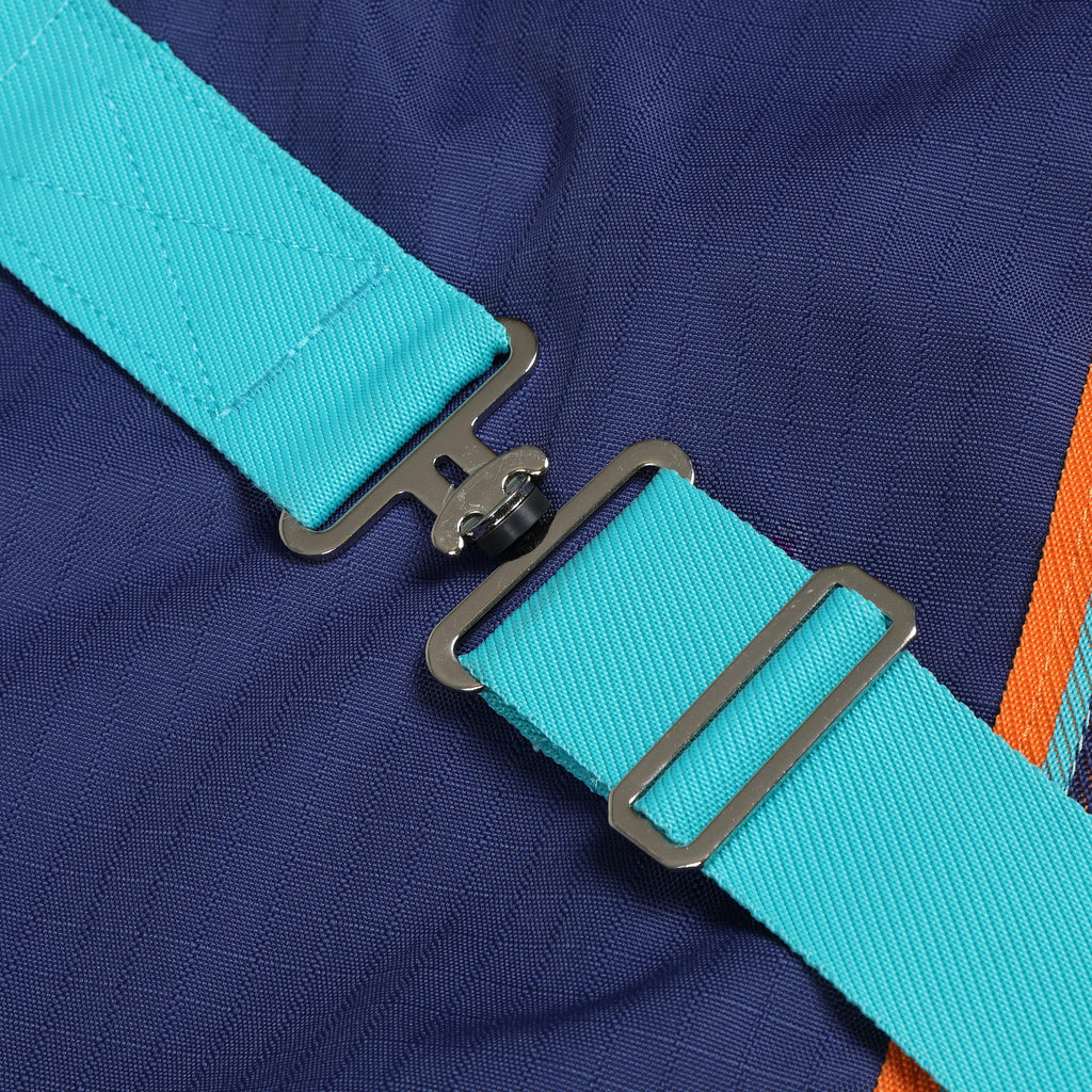 Tempest Original 100g Combo Neck Turnout Rug Navy Blue