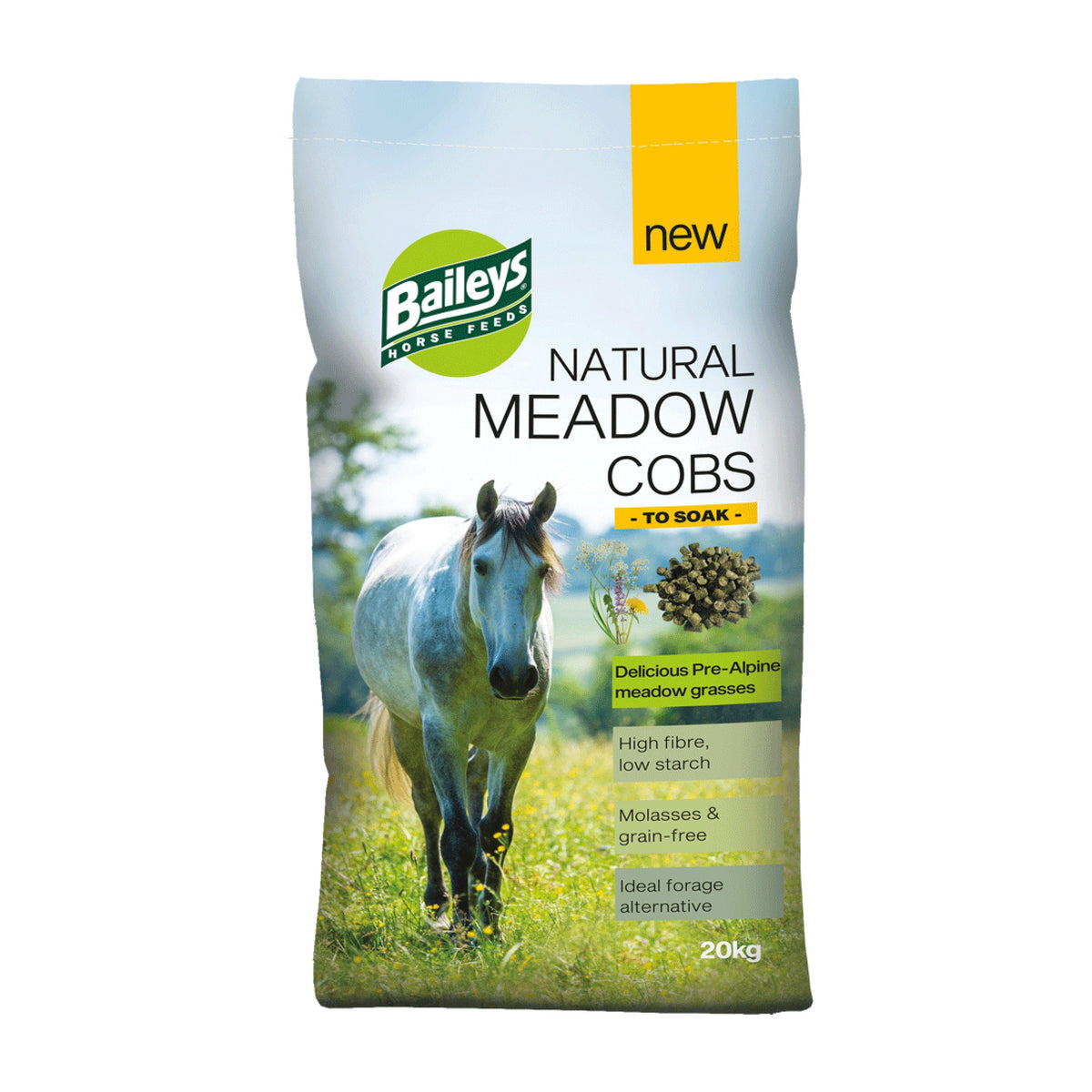 Natural Meadow Cobs 20KG