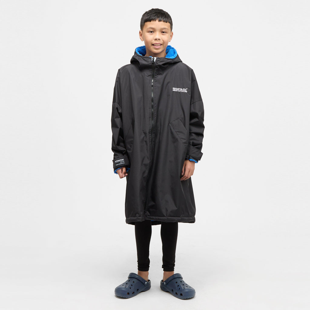Kids Waterproof Robe Navy