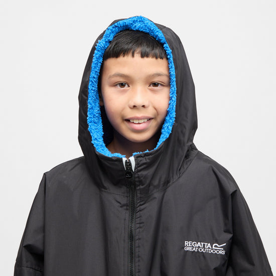 Kids Waterproof Robe Navy