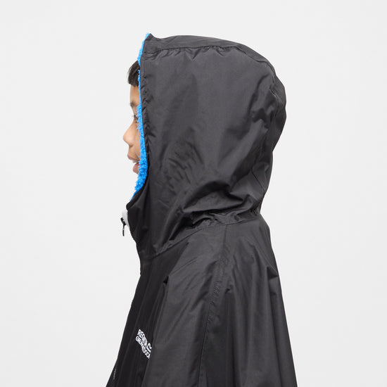 Kids Waterproof Robe Navy