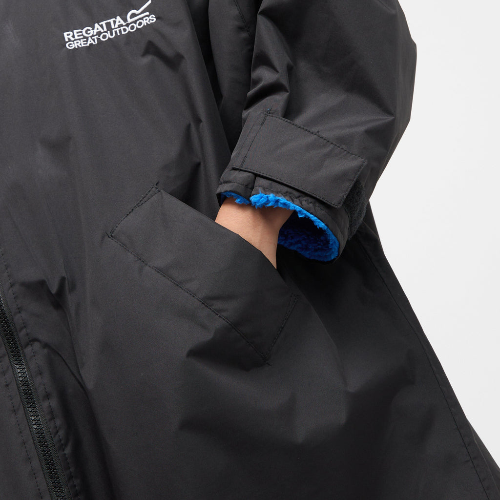 Kids Waterproof Robe Navy