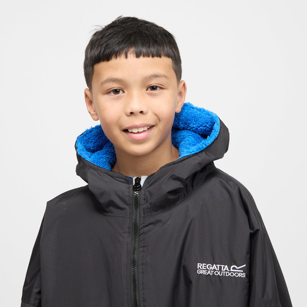 Kids Waterproof Robe Navy