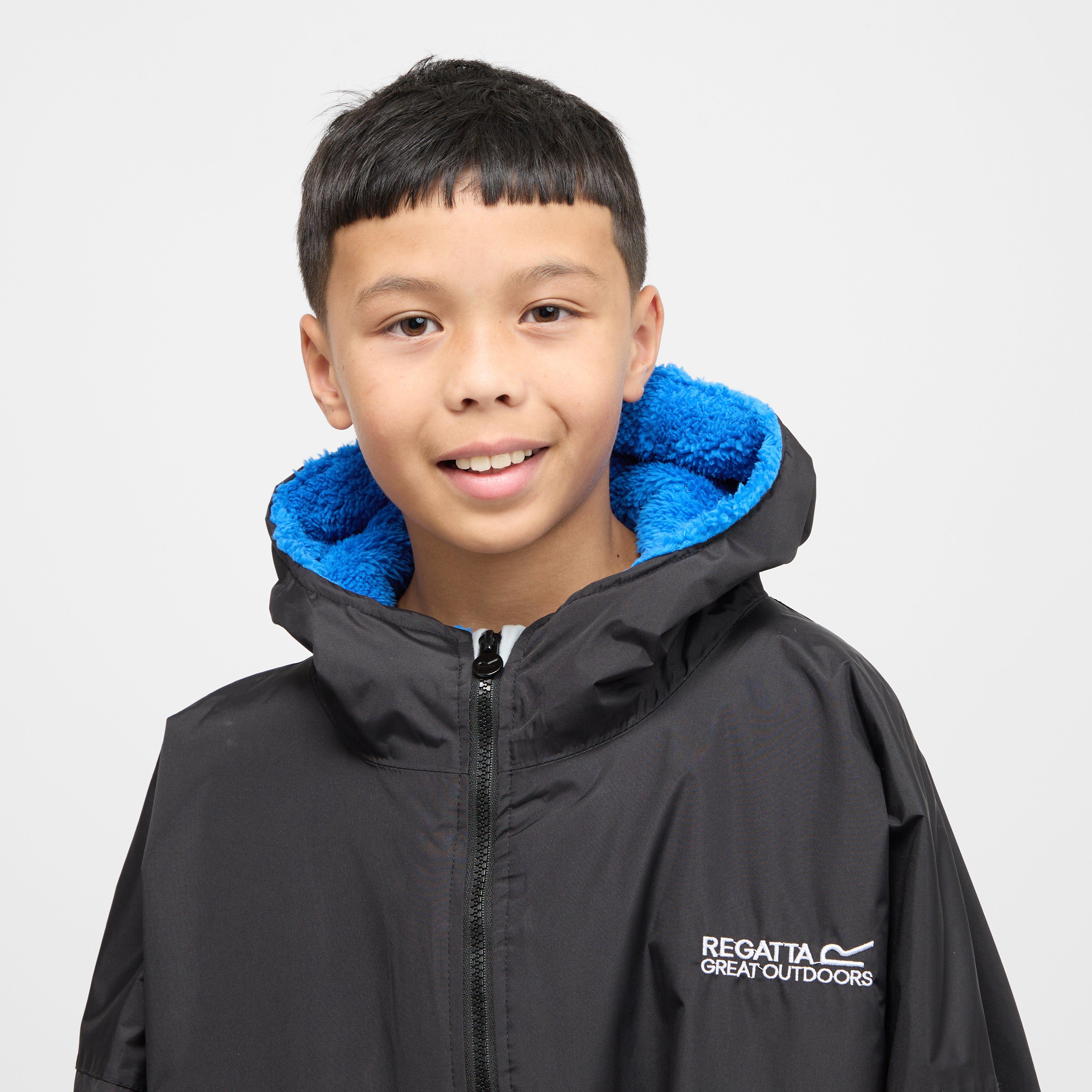 Kids Waterproof Robe Navy