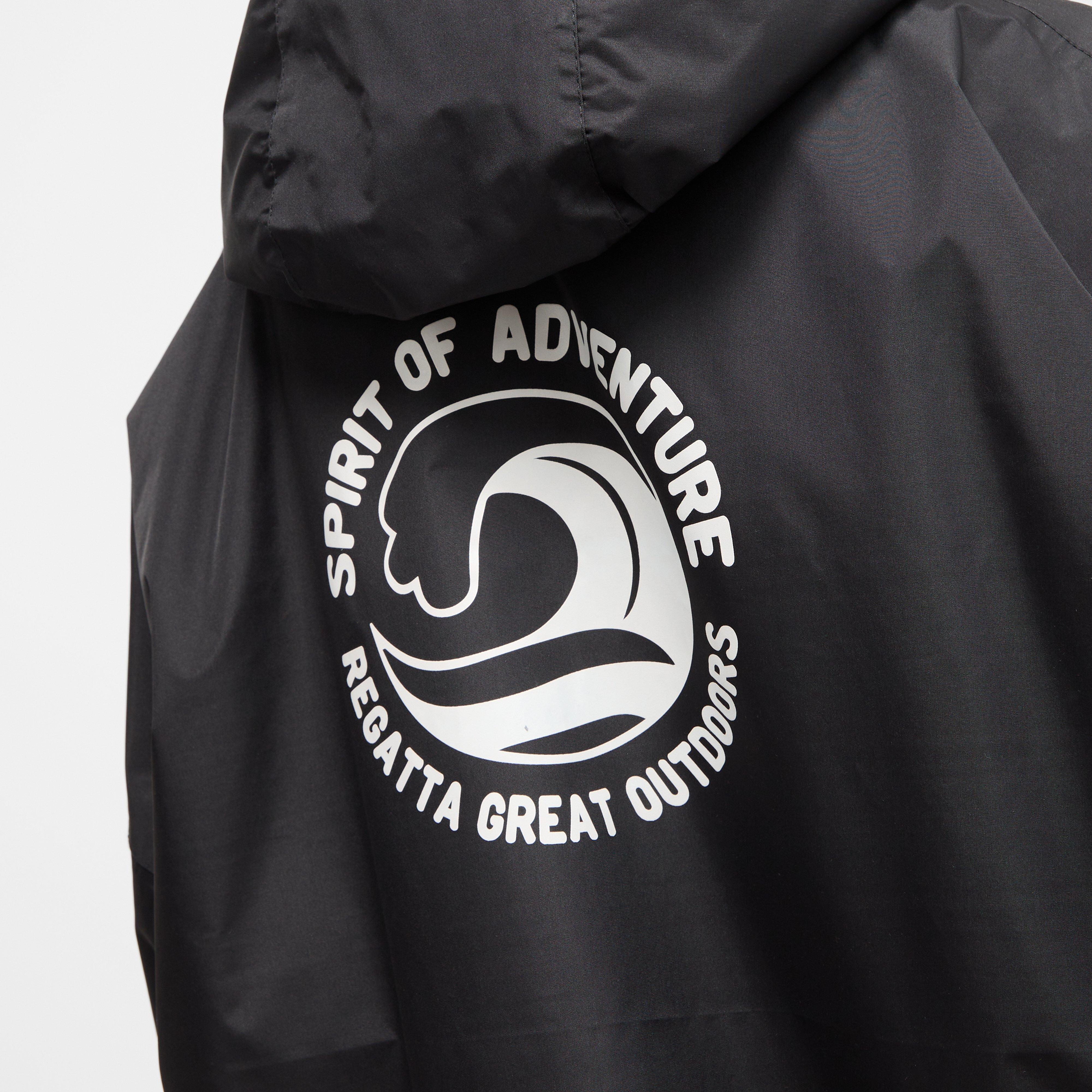 Kids Waterproof Robe Navy