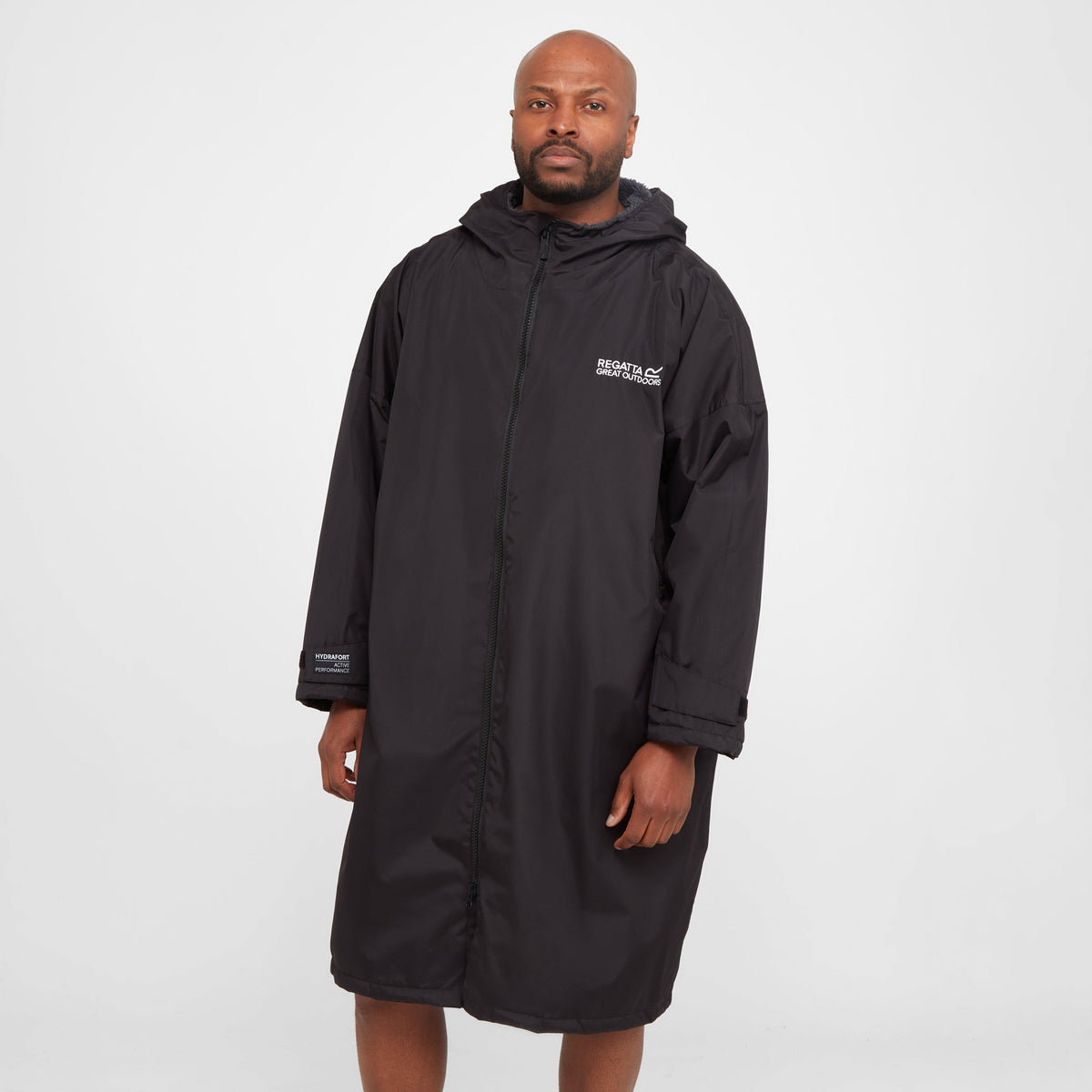 Adults Waterproof Robe Dark Grey