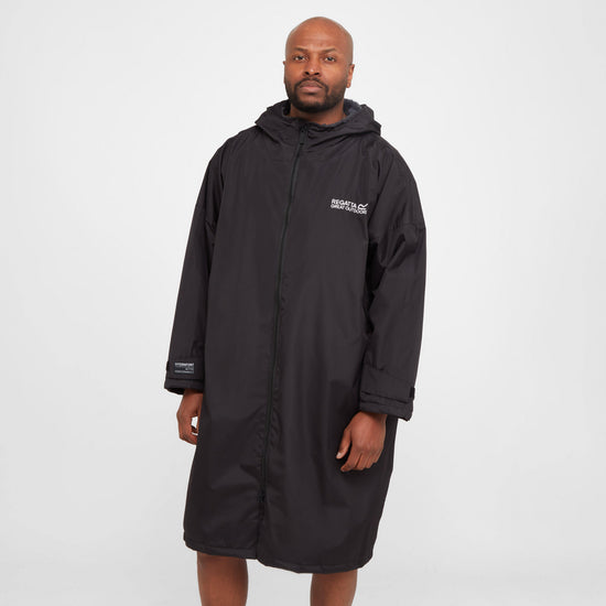 Adults Waterproof Robe Dark Grey