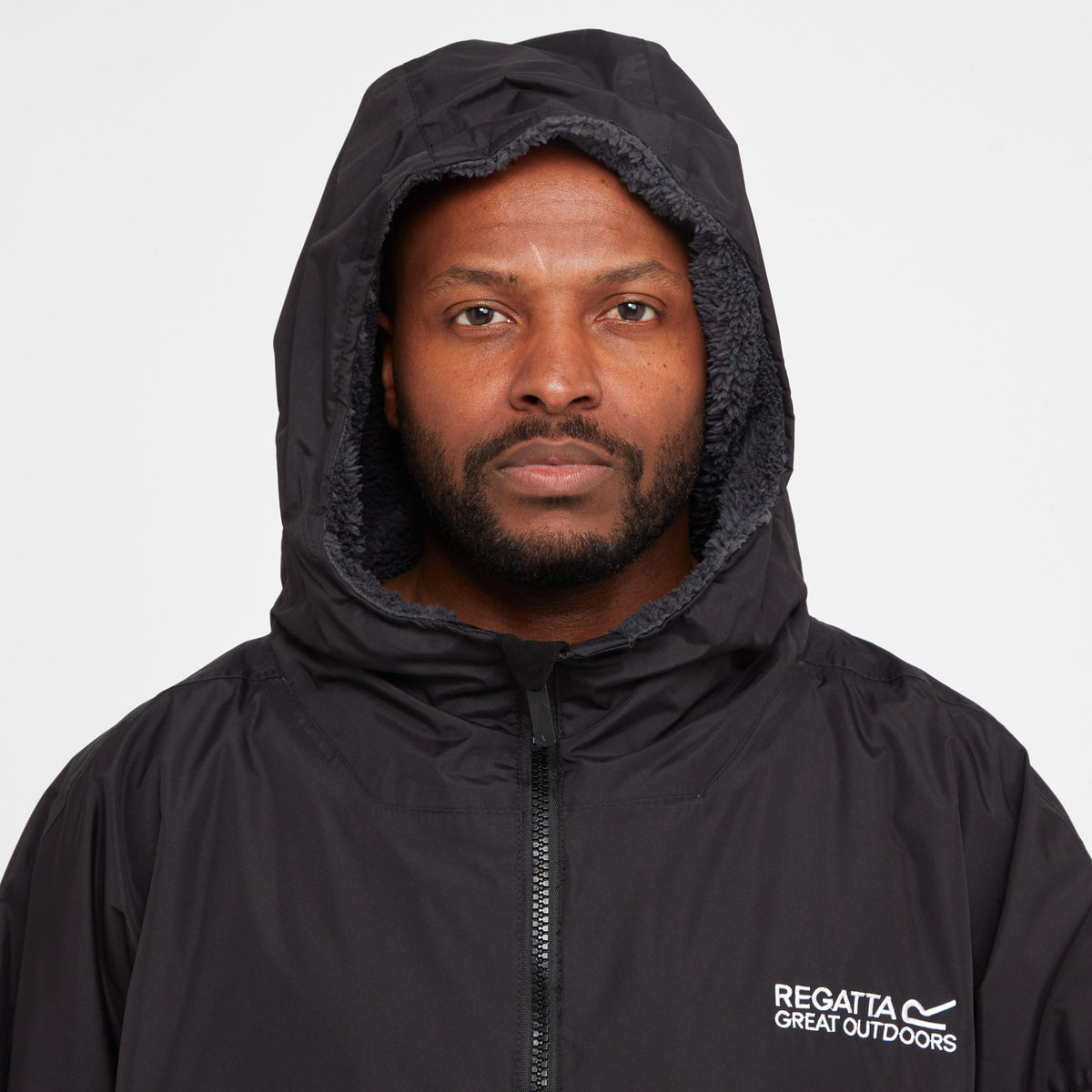 Adults Waterproof Robe Dark Grey