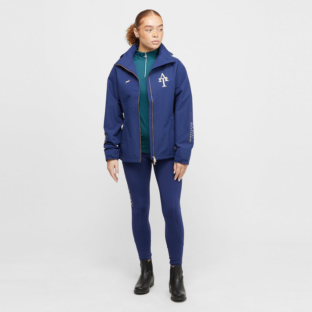 Womens Team Waterproof Jacket Navy