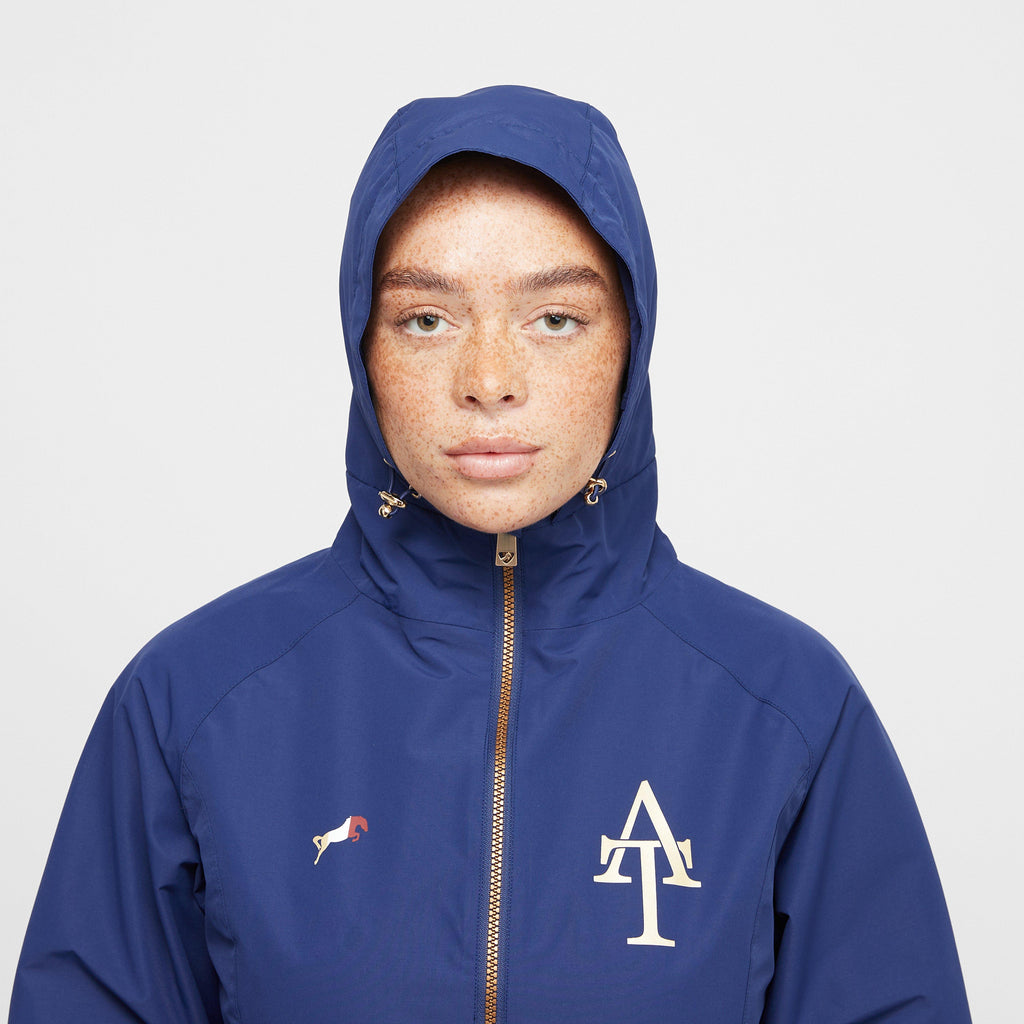 Womens Team Waterproof Jacket Navy