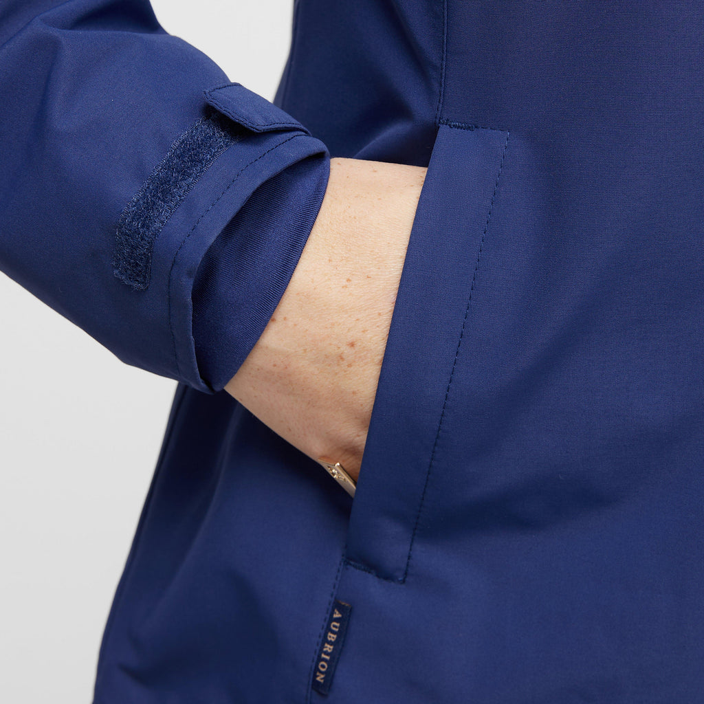 Womens Team Waterproof Jacket Navy