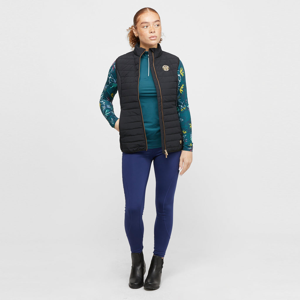 Womens Team Gilet Black