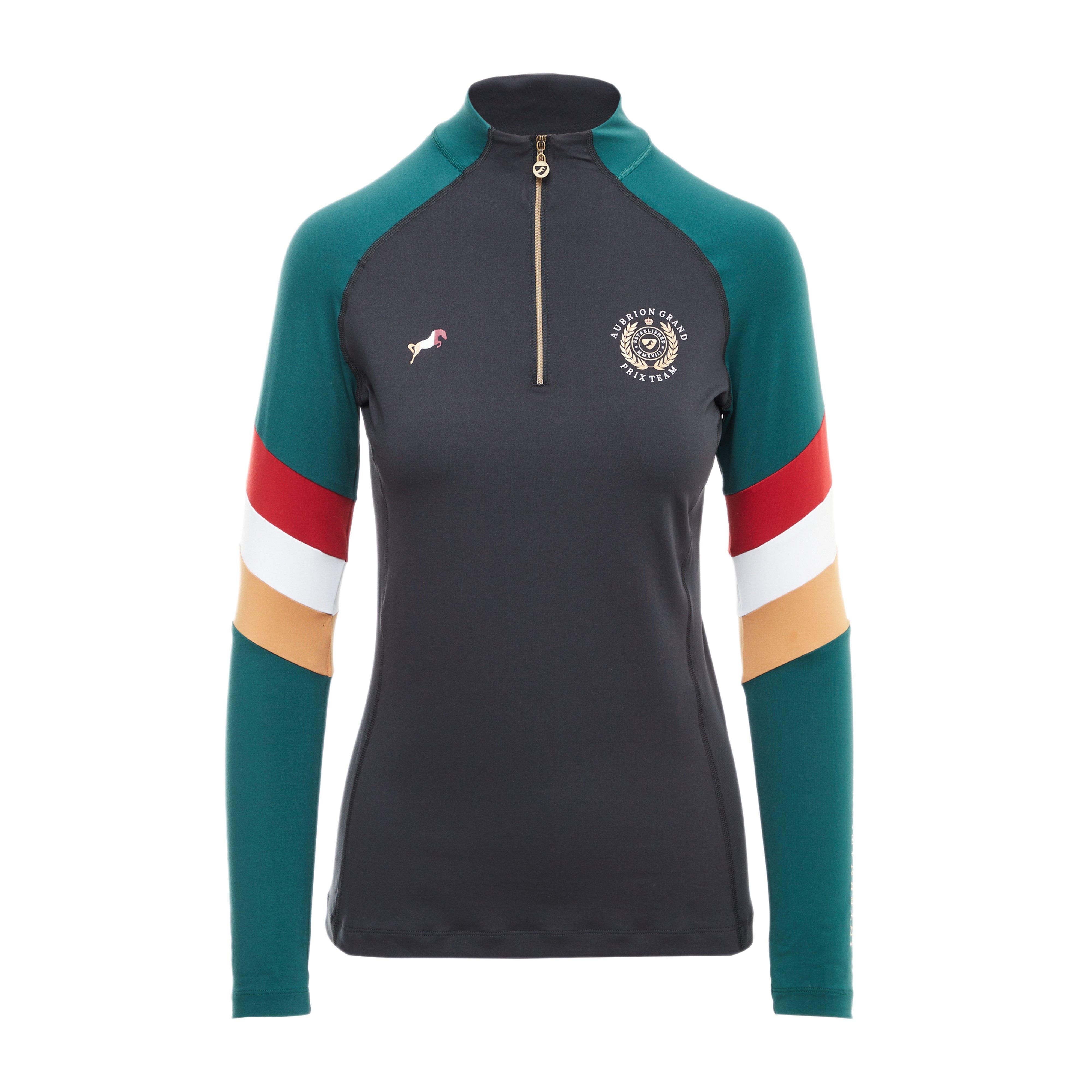 Womens Team Long Sleeved Base Layer Black