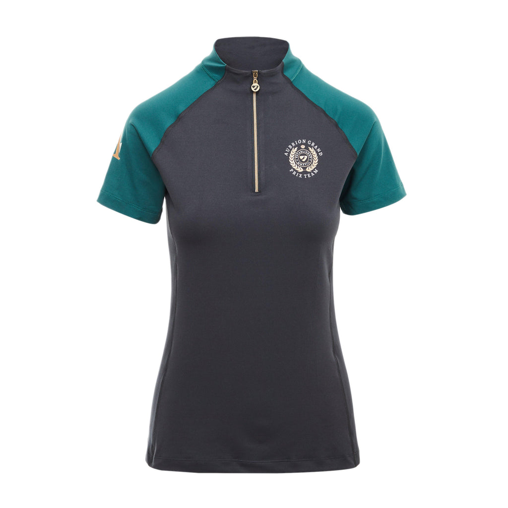 Womens Team Short Sleeved Base Layer Black