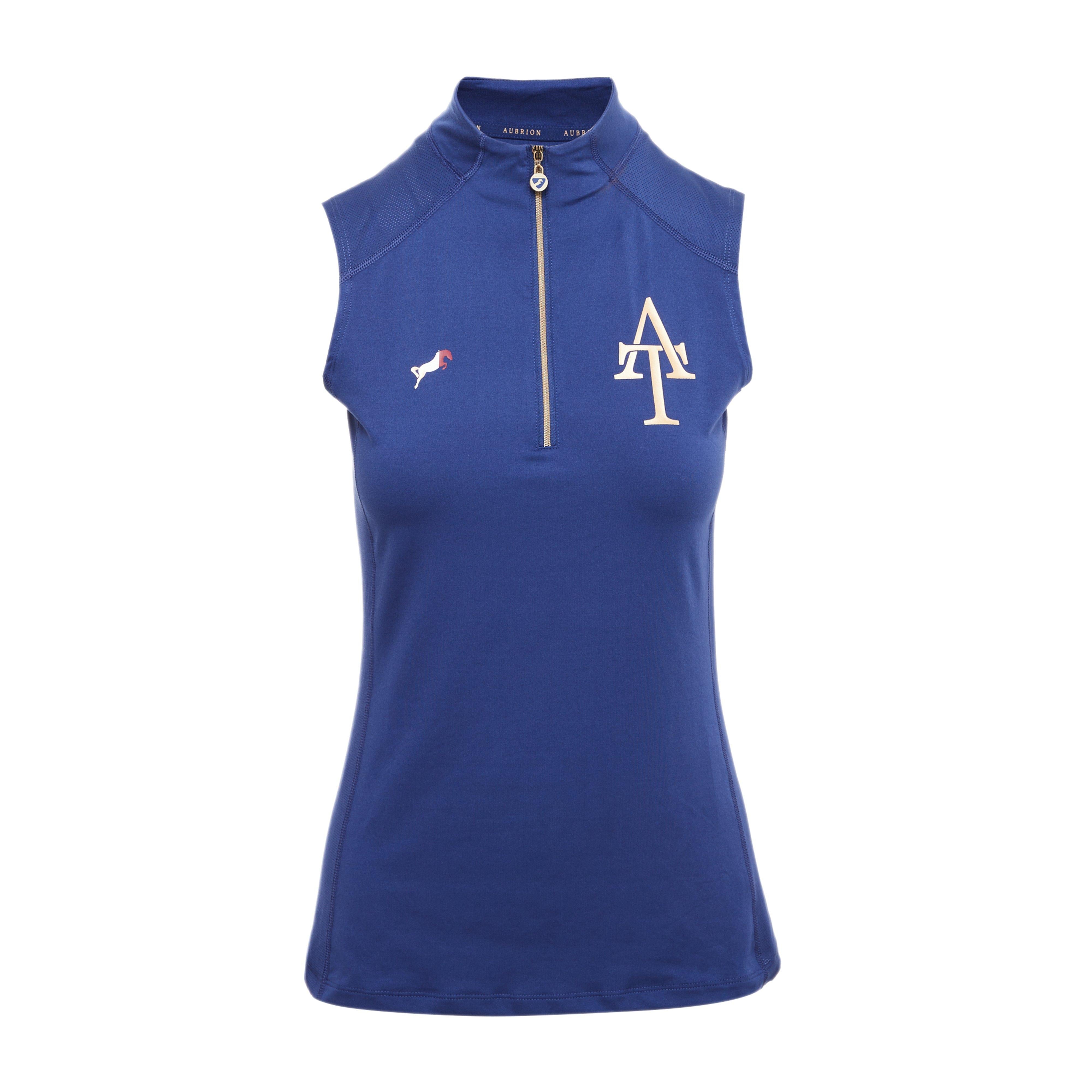 Womens Team Sleeveless Base Layer Navy