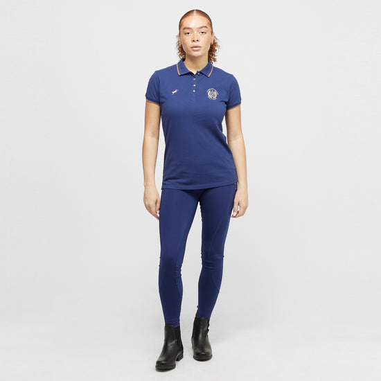 Womens Team Polo Shirt Navy