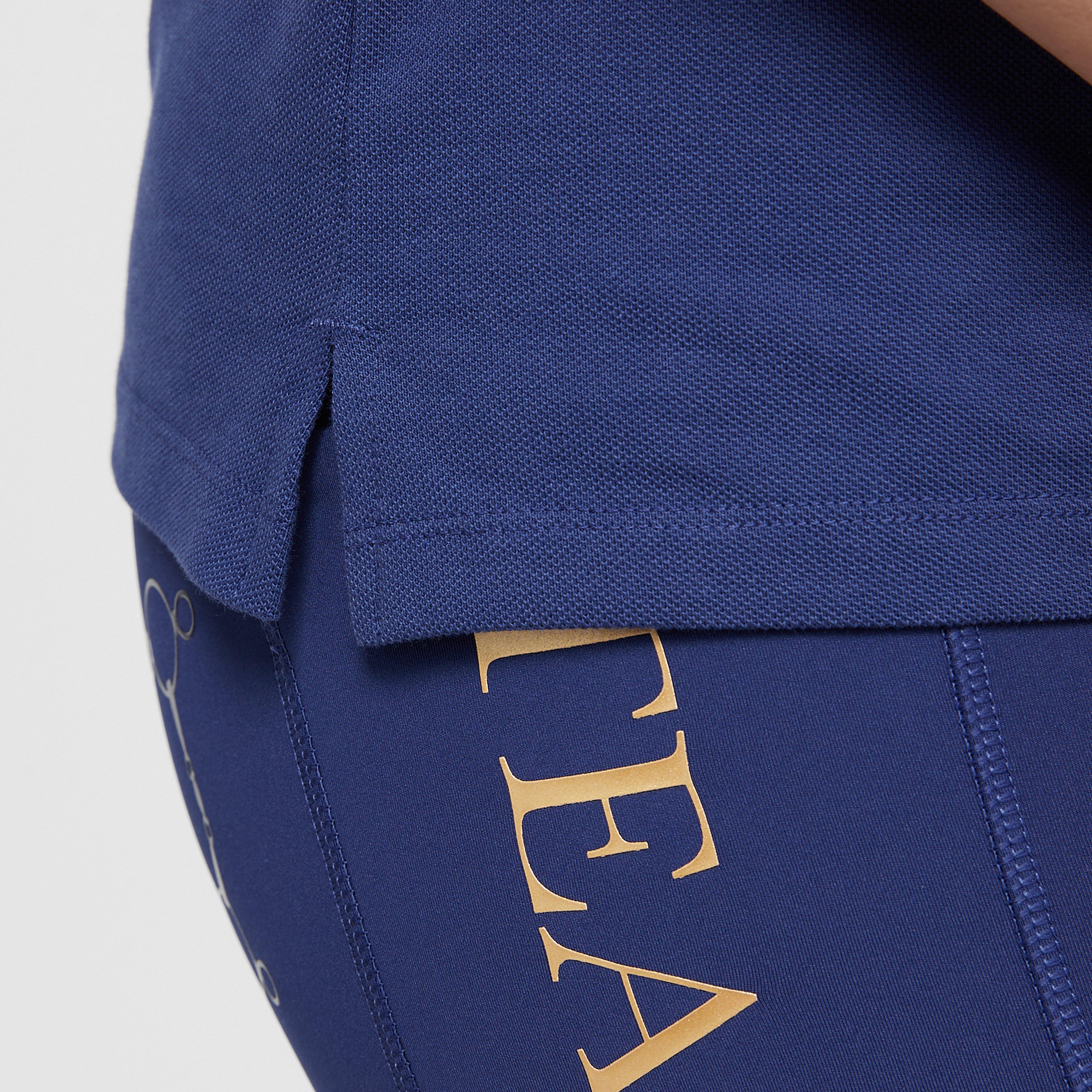 Womens Team Polo Shirt Navy