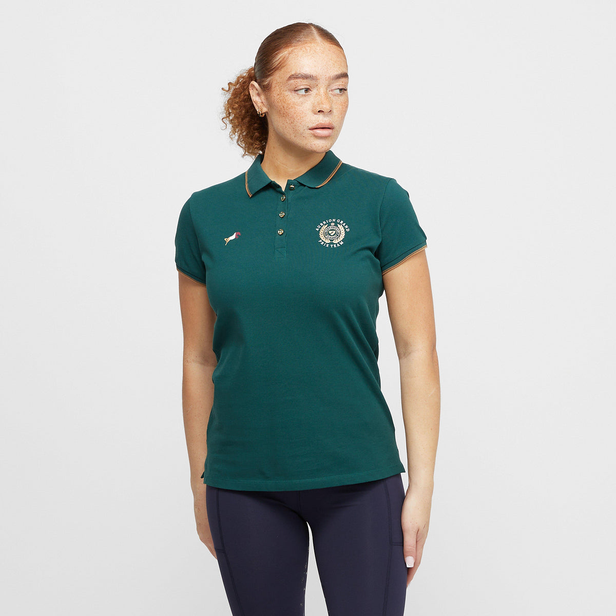 Womens Team Polo Shirt Green