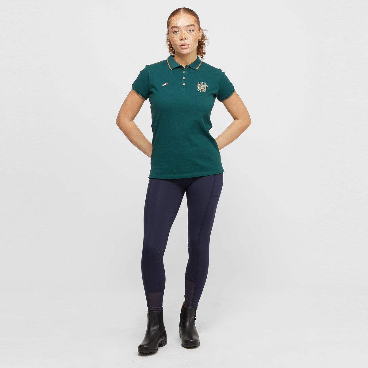Womens Team Polo Shirt Green