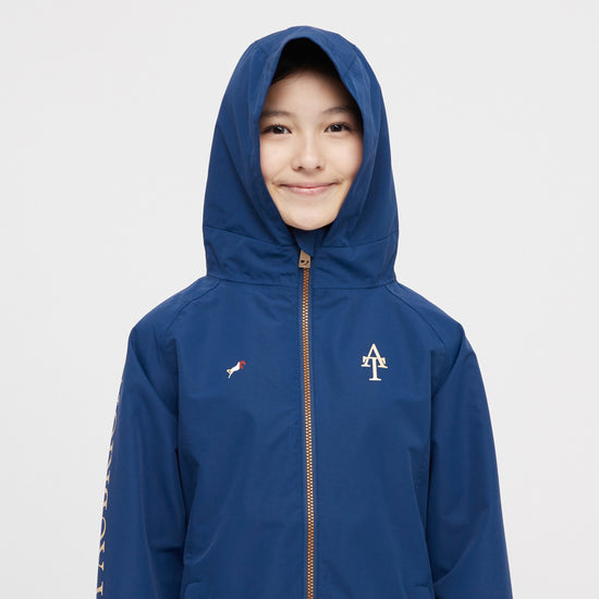 Young Rider Team Waterproof Jacket Navy