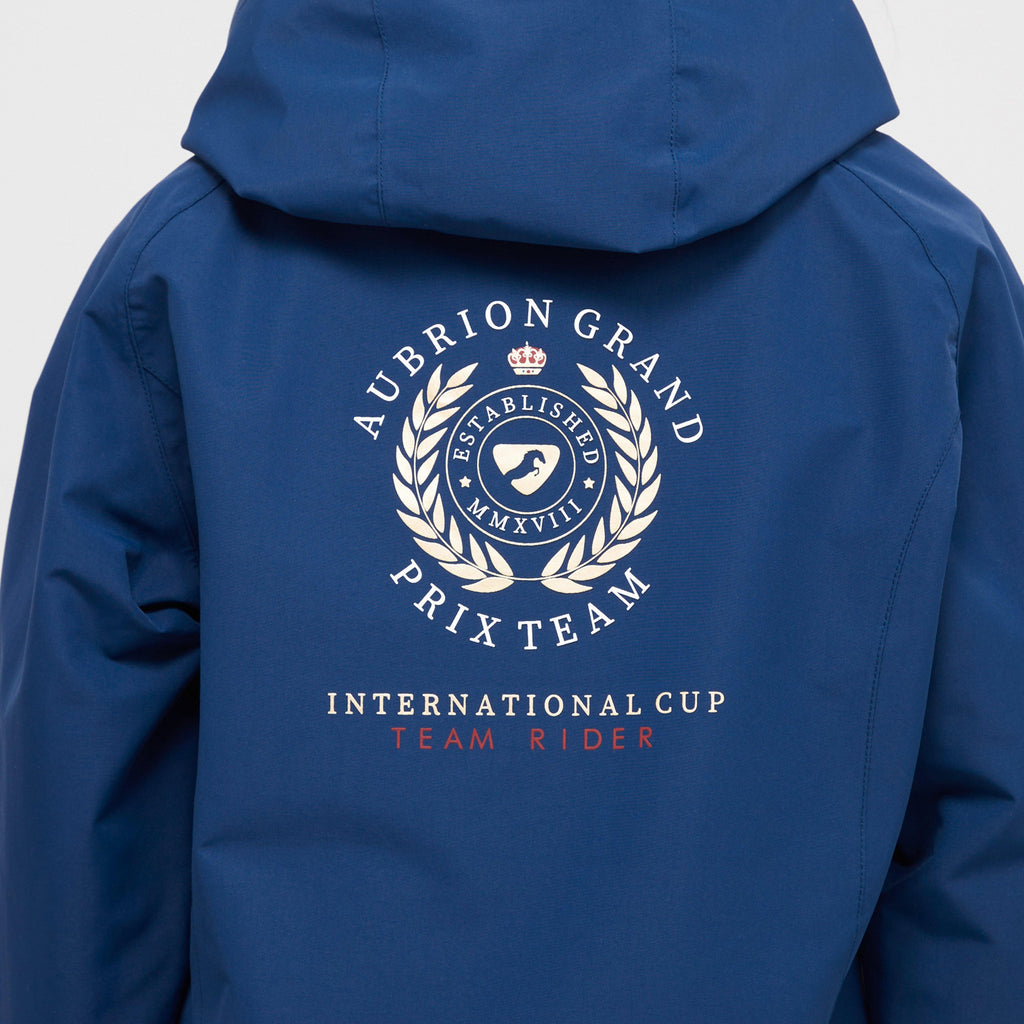 Young Rider Team Waterproof Jacket Navy
