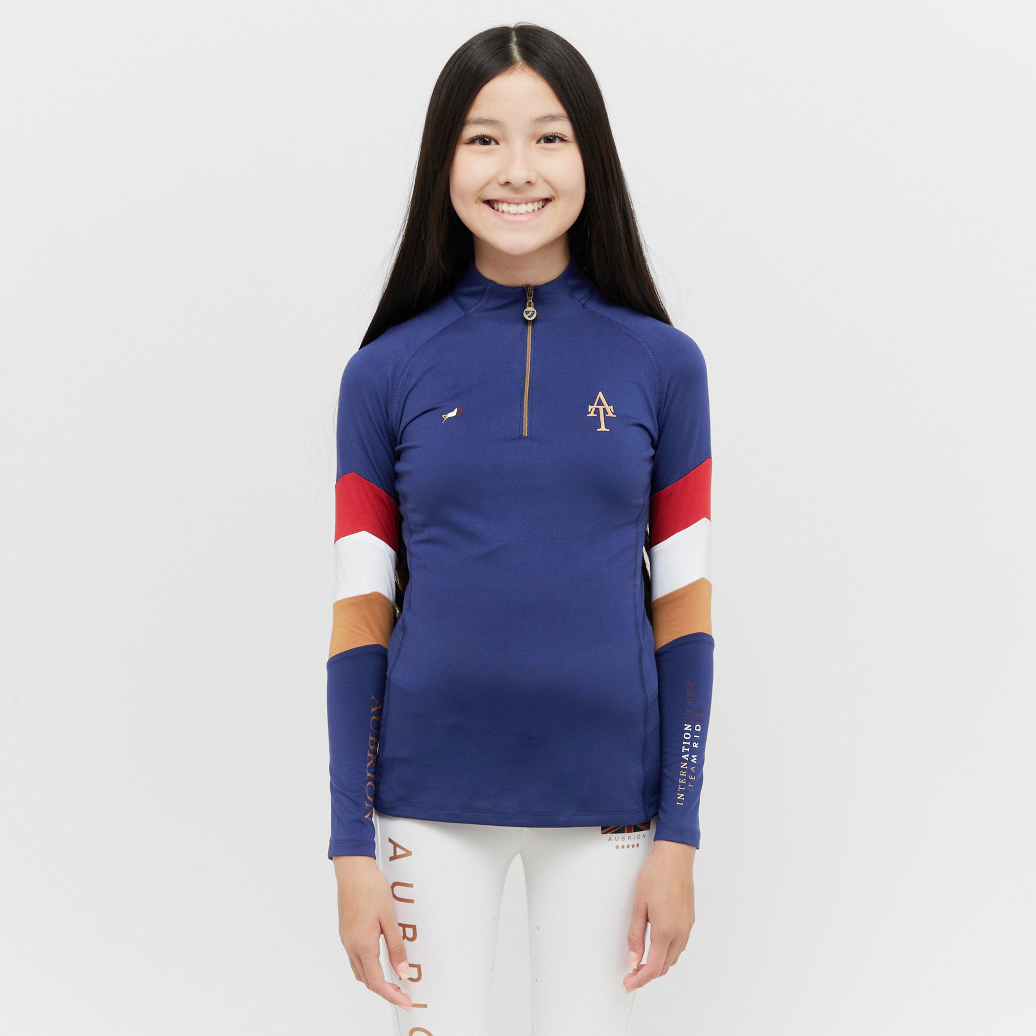 Young Rider Team Long Sleeved Base Layer Navy
