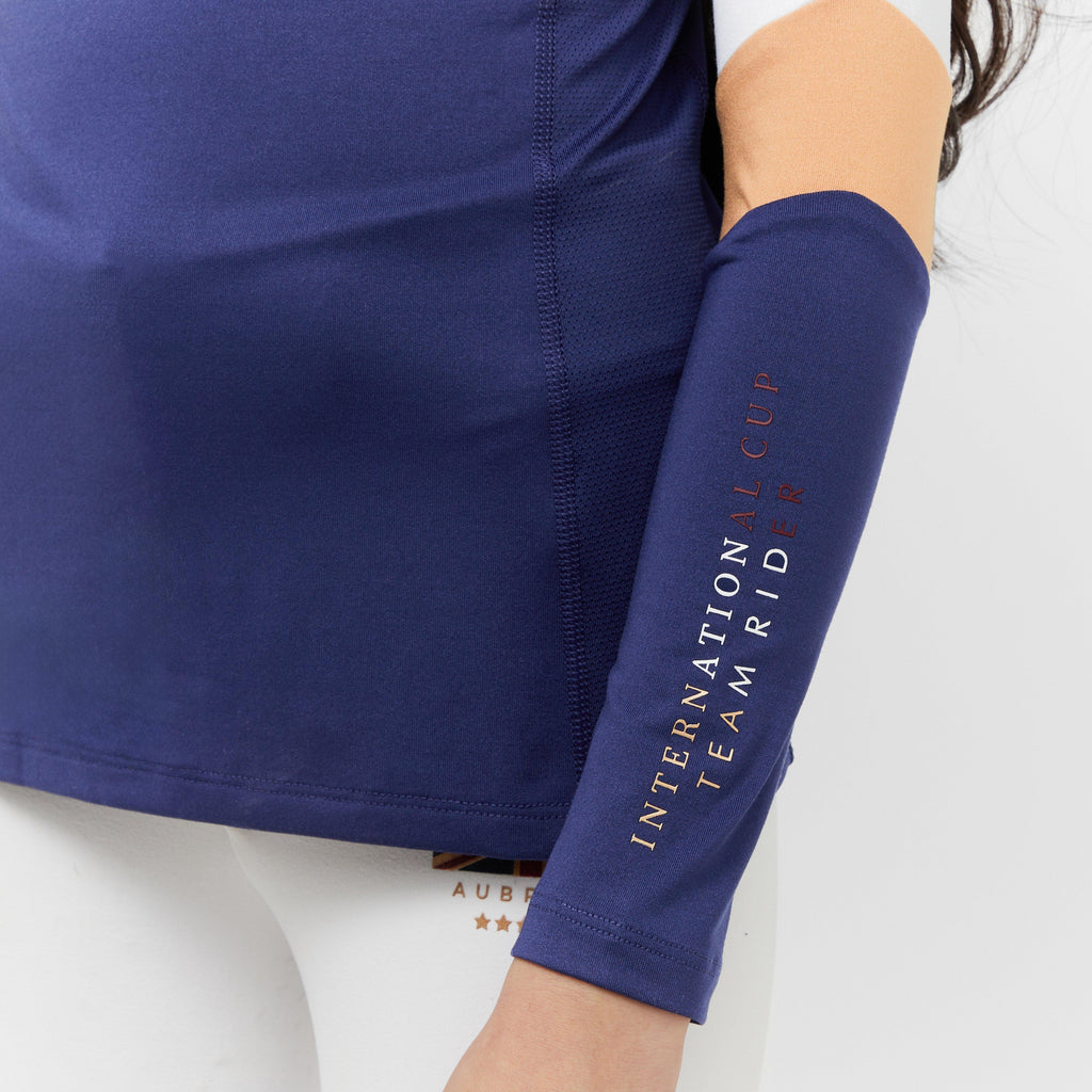 Young Rider Team Long Sleeved Base Layer Navy