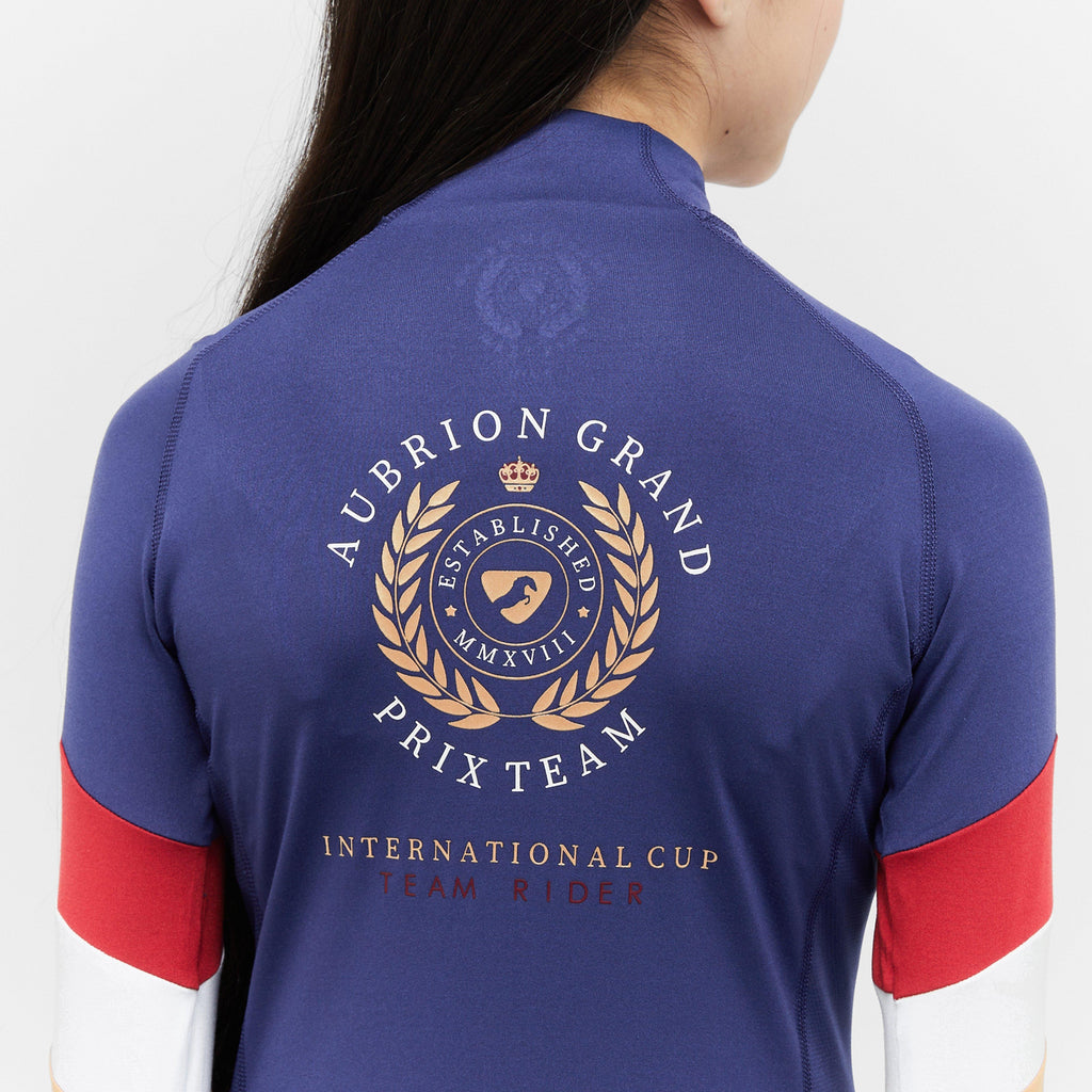 Young Rider Team Long Sleeved Base Layer Navy