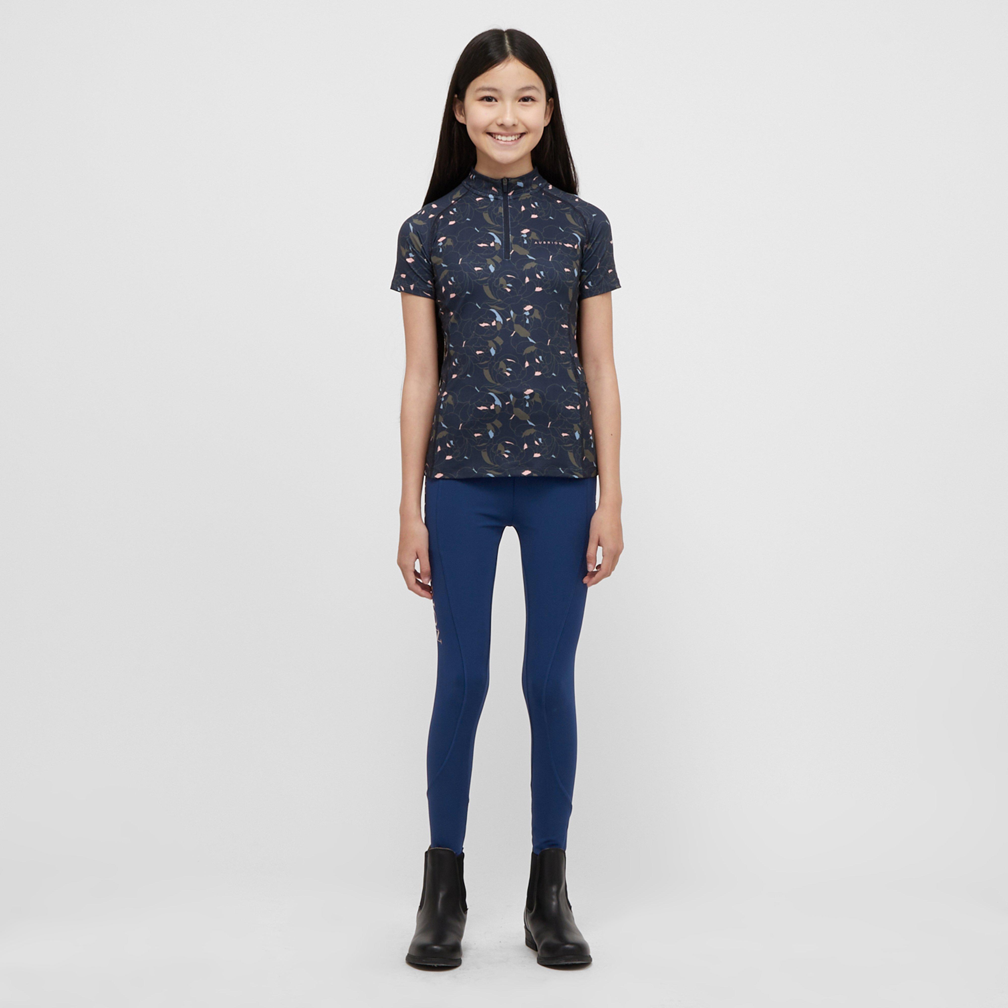 Young Rider Team Riding Tights Navy