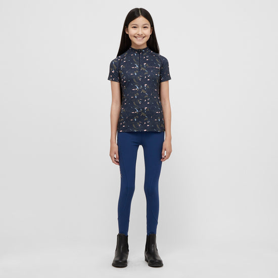 Young Rider Team Riding Tights Navy