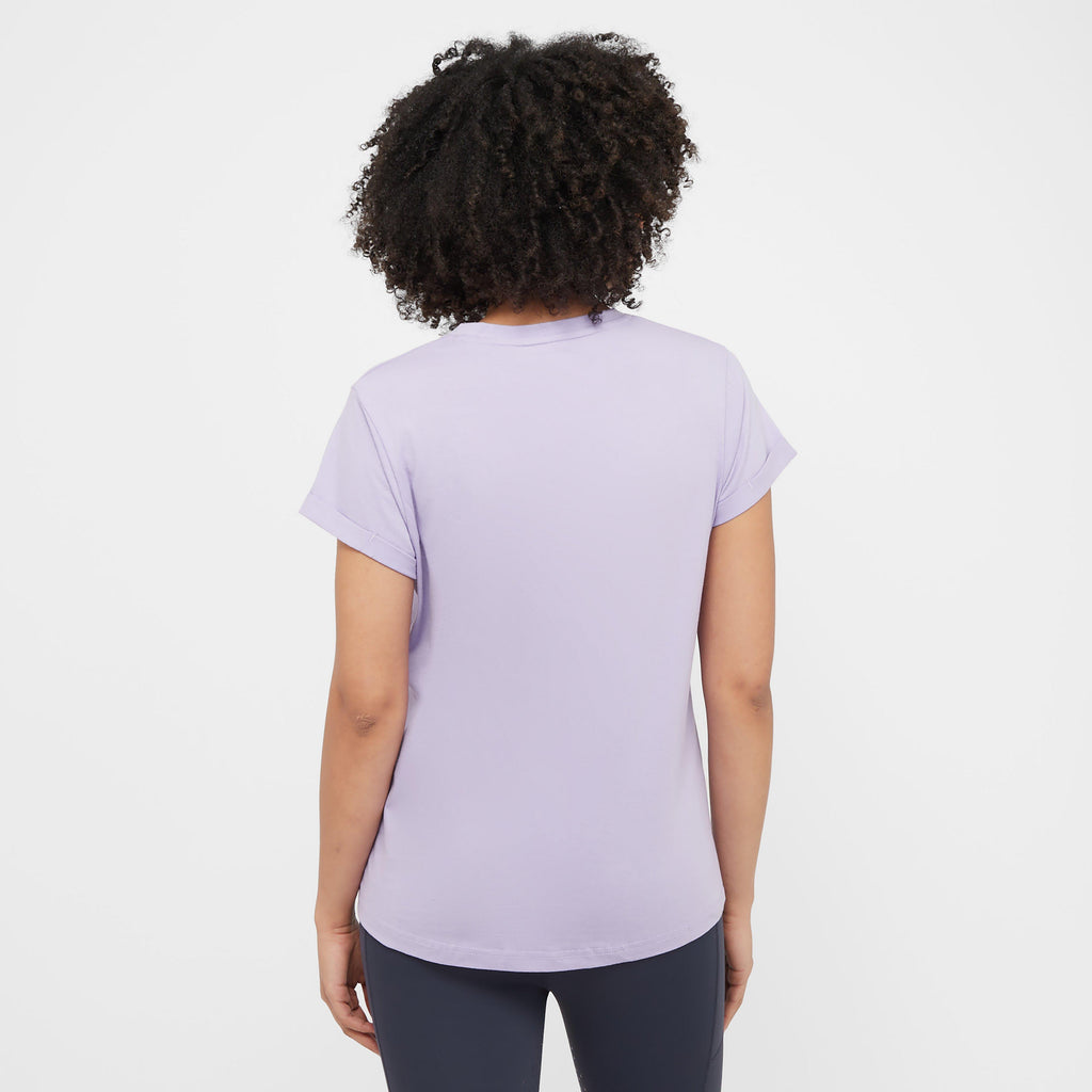 Womens Repose T-Shirt Lavender