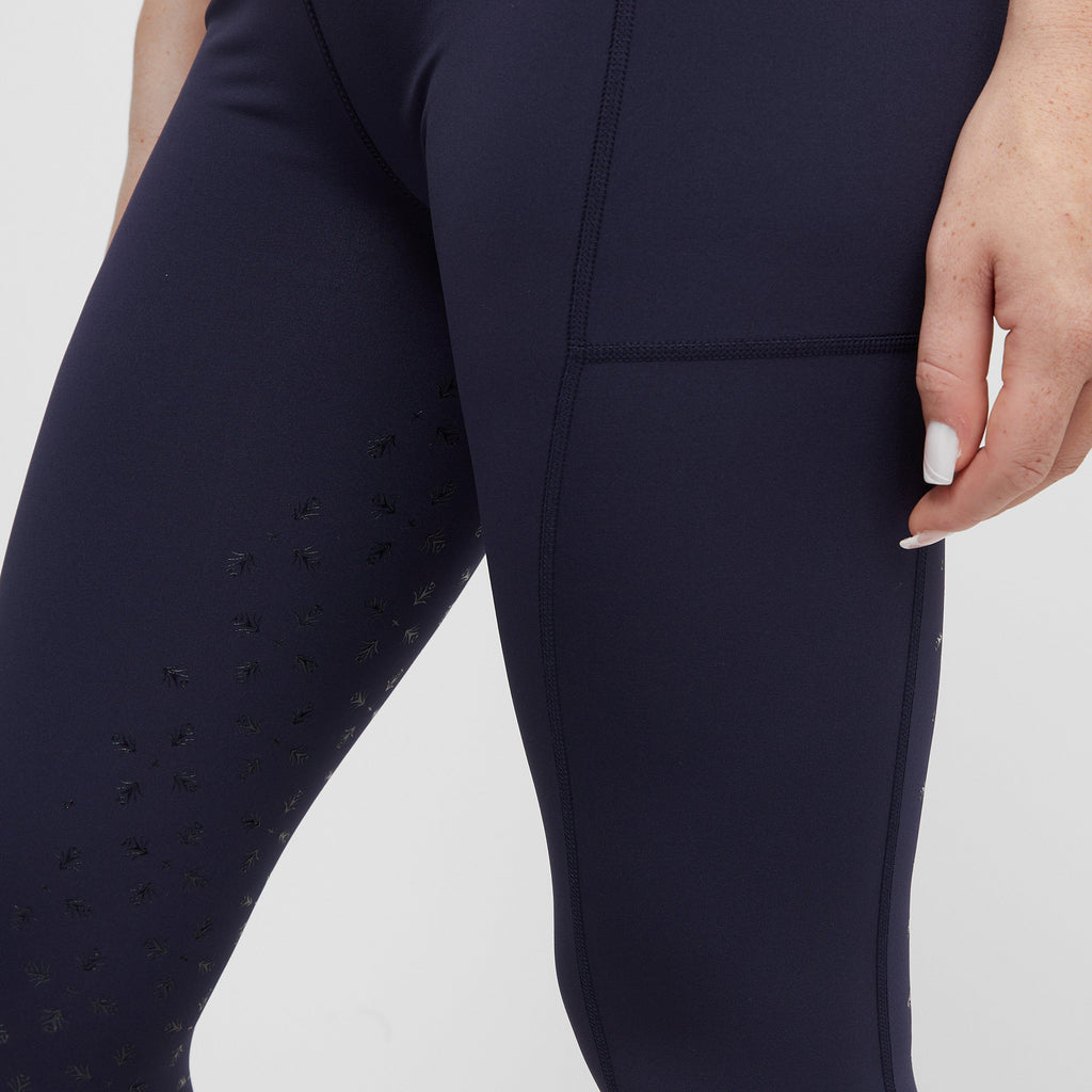 Womens Sculpt Riding Tights Navy