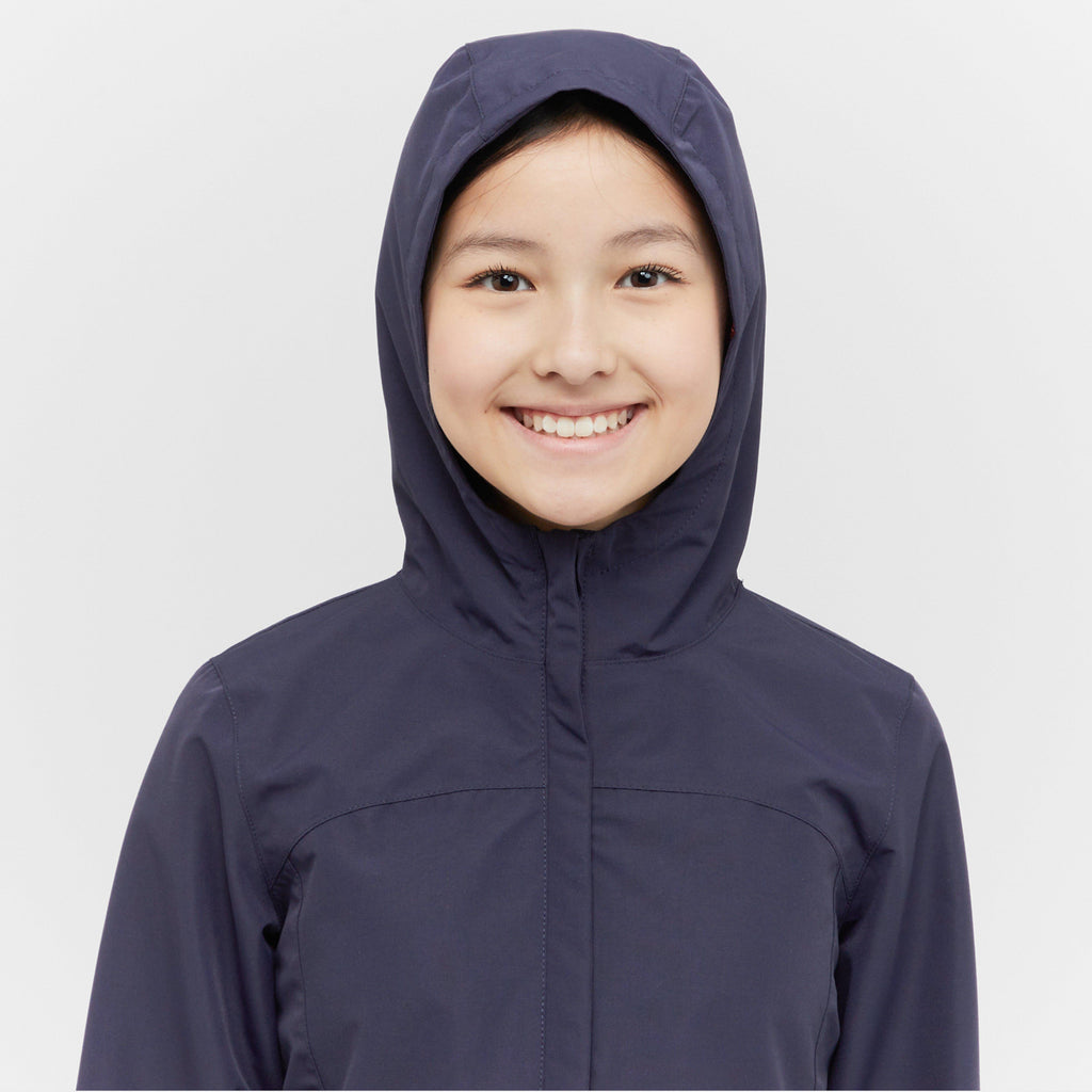 Young Rider Cloudburst Rain Coat Navy