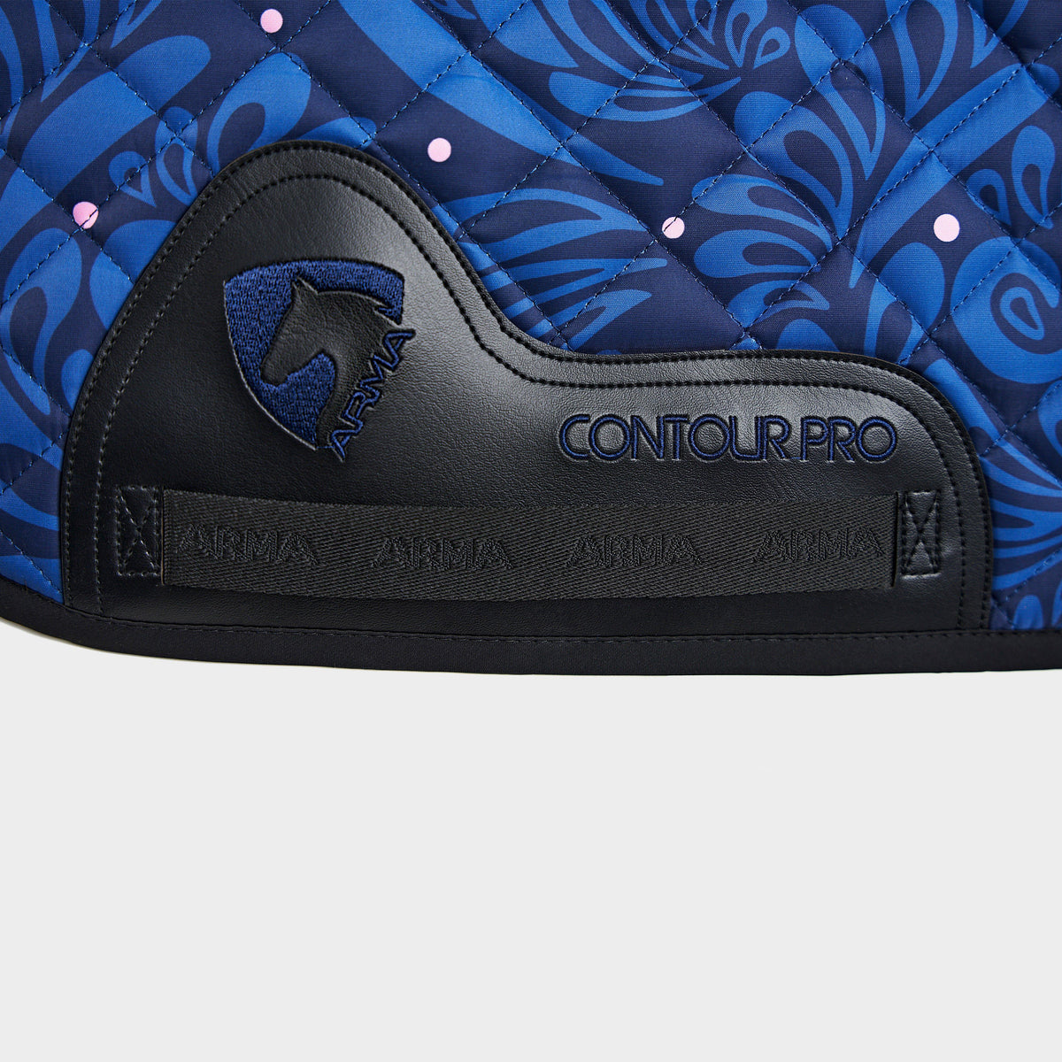 Hyde Park Saddlecloth Navy Paisley