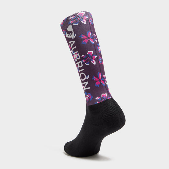Young Rider Hyde Park Socks Flower