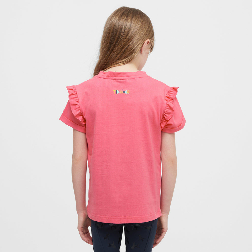 Kids Frill T-Shirt Pink