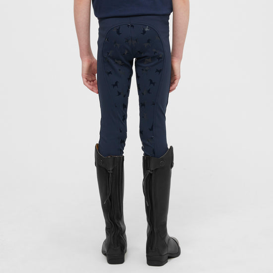 Kids Riding Tights Navy