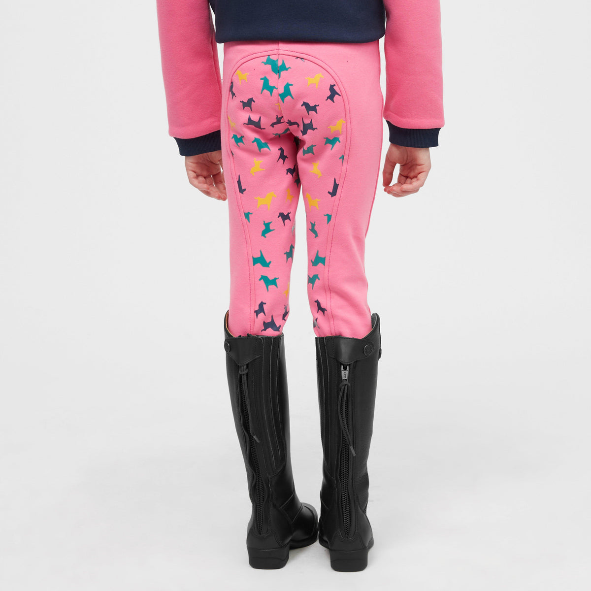 Kids Jodhpurs Pink Horse