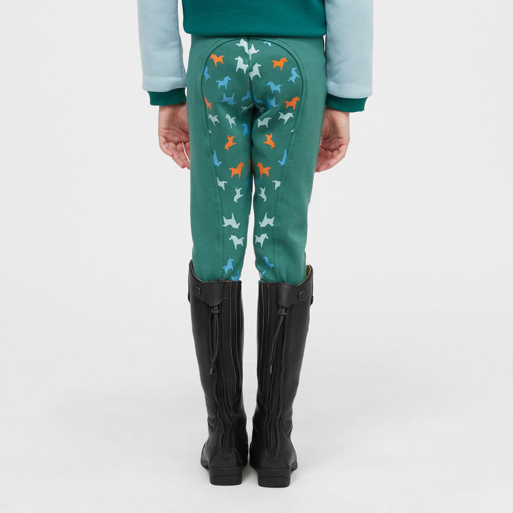 Kids Jodhpurs Green Horse
