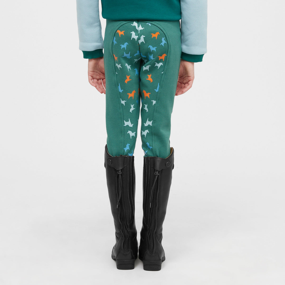 Kids Jodhpurs Green Horse