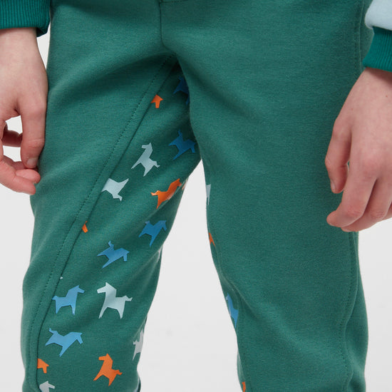 Kids Jodhpurs Green Horse