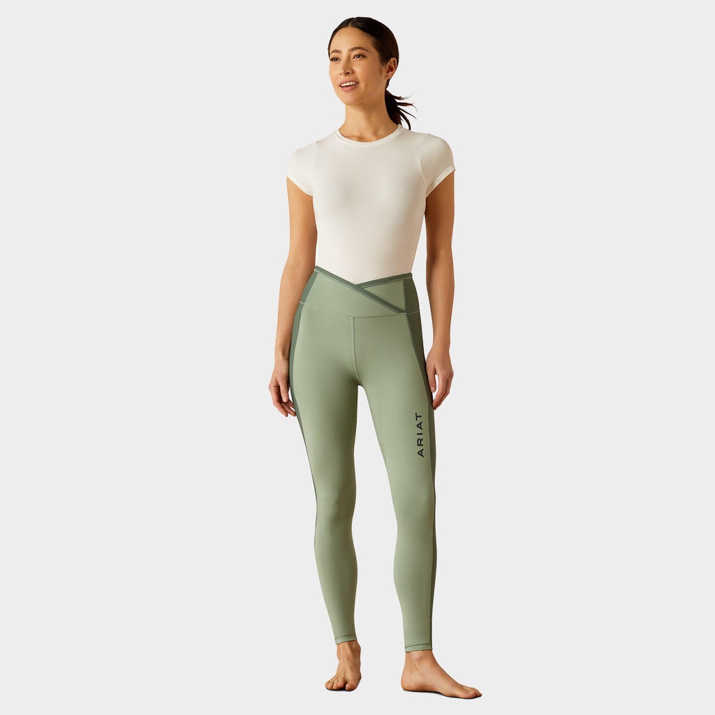 Womens Eos Chic Half Grip Tights Lily Pad