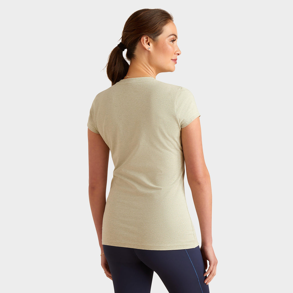 Womens Posey T-Shirt Heather Laurel Green