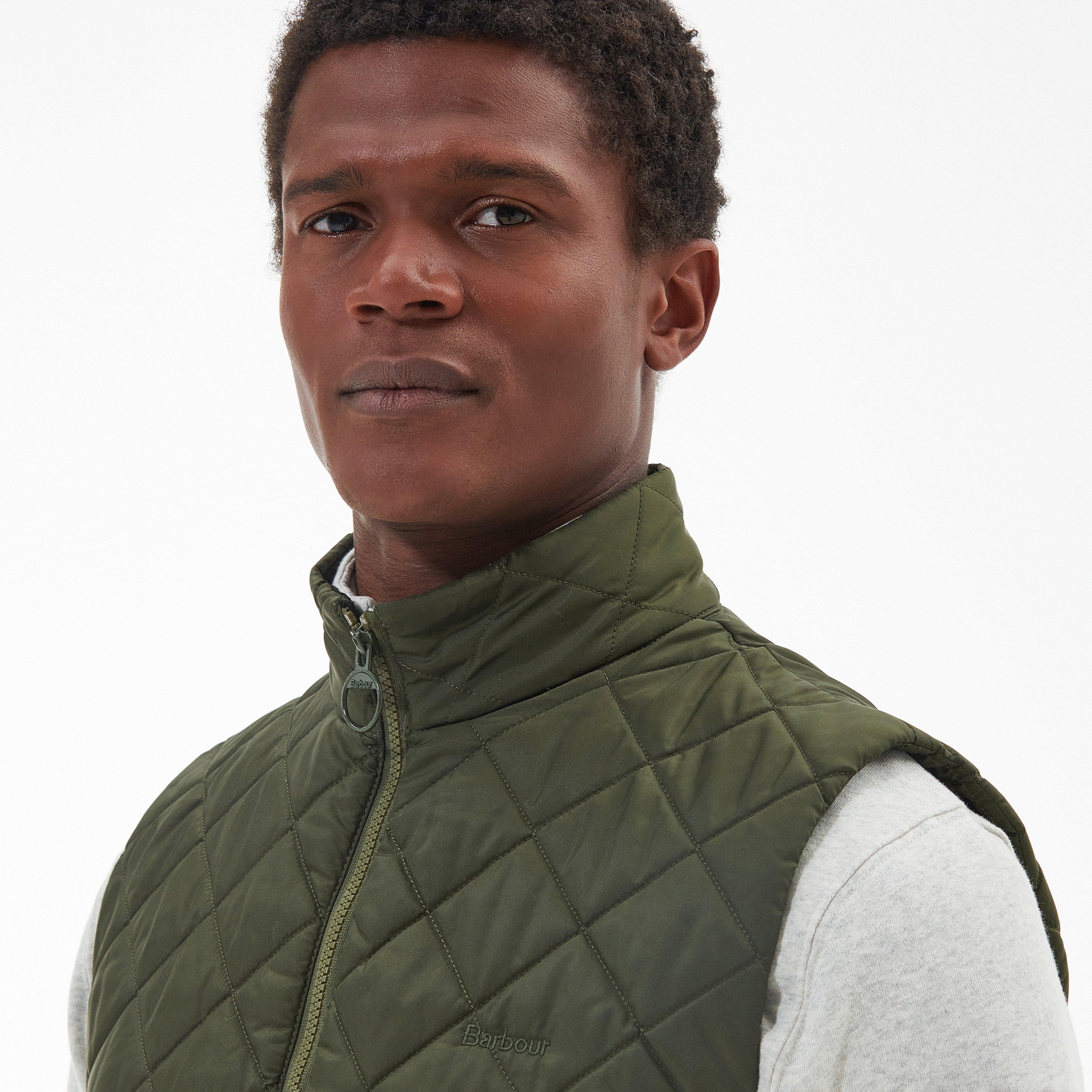Mens Monty Gilet Olive