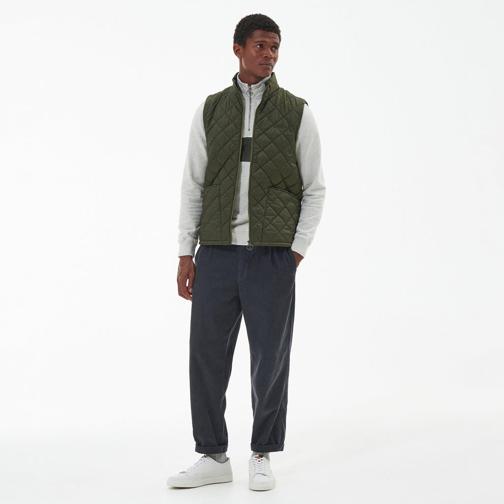 Mens Monty Gilet Olive