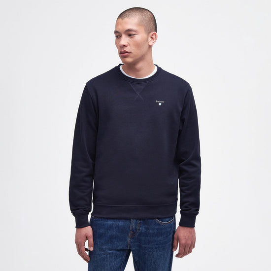 Mens Ridsdale Crew-Neck Sweatshirt Navy