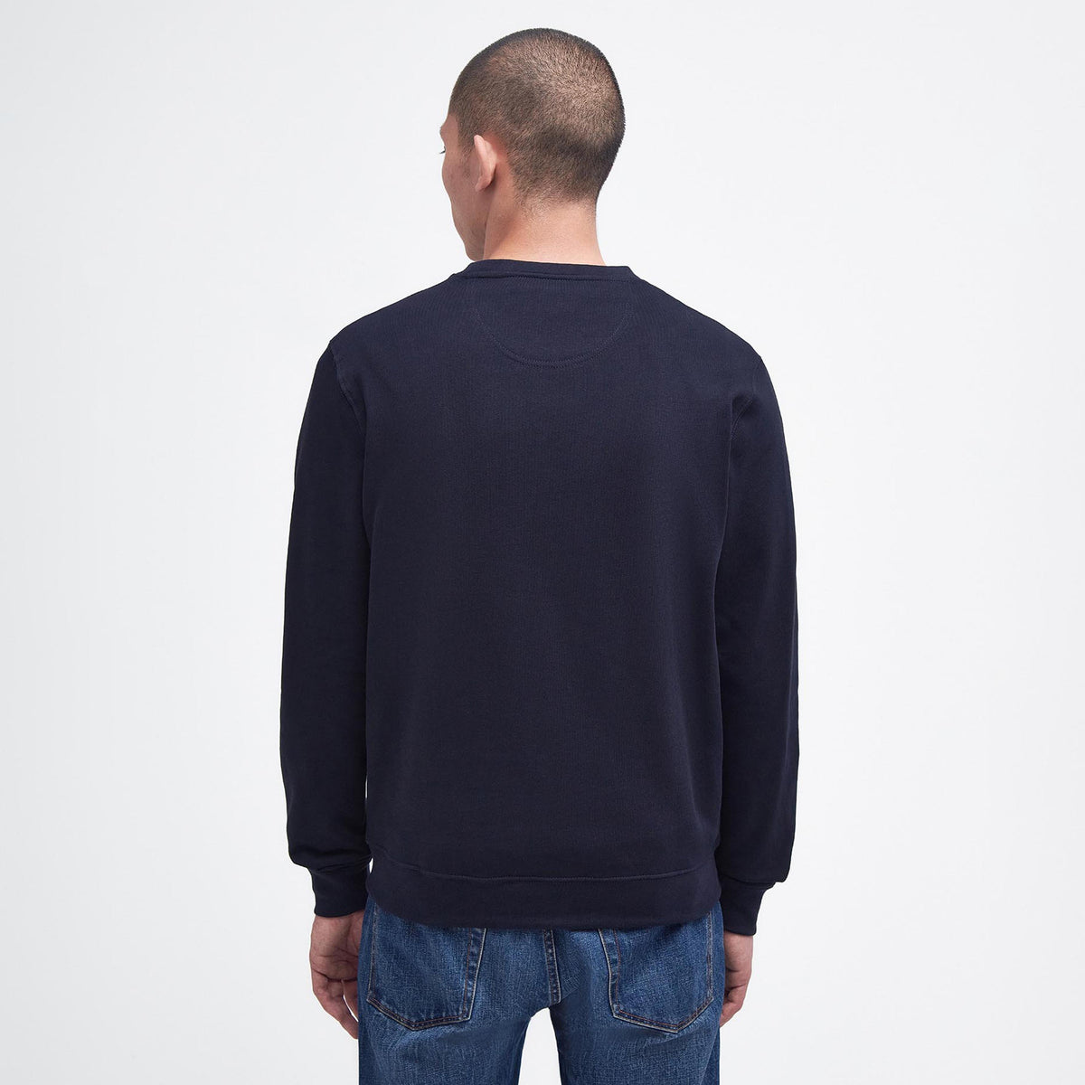 Mens Ridsdale Crew-Neck Sweatshirt Navy