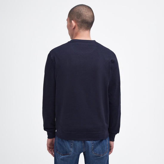Mens Ridsdale Crew-Neck Sweatshirt Navy